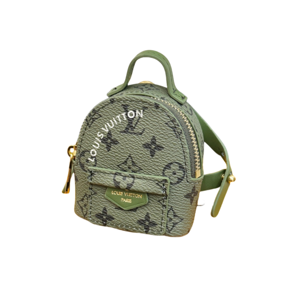 LV Mini Backpack Keychain Charm