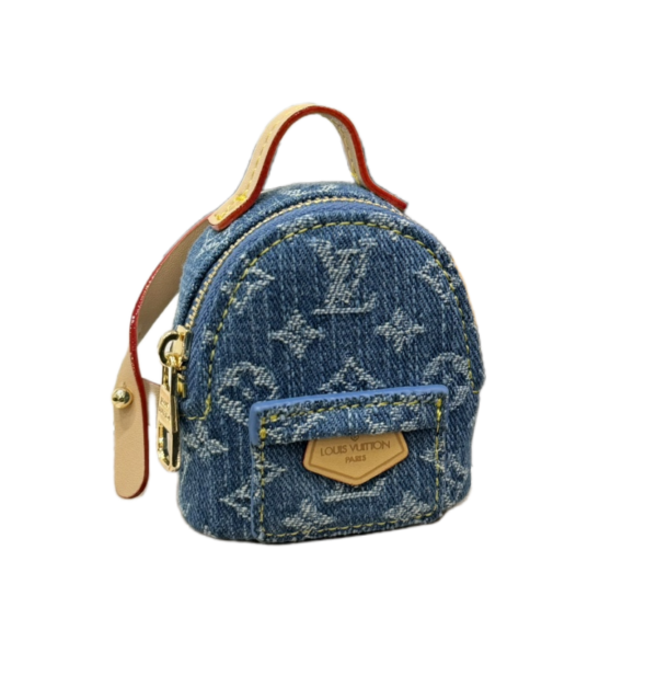 LV Mini Backpack Keychain Charm