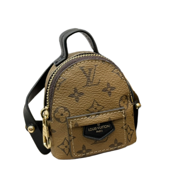 LV Mini Backpack Keychain Charm