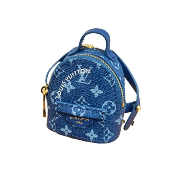 LV Mini Backpack Keychain Charm