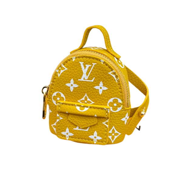 LV Mini Backpack Keychain Charm