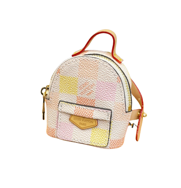 LV Mini Backpack Keychain Charm