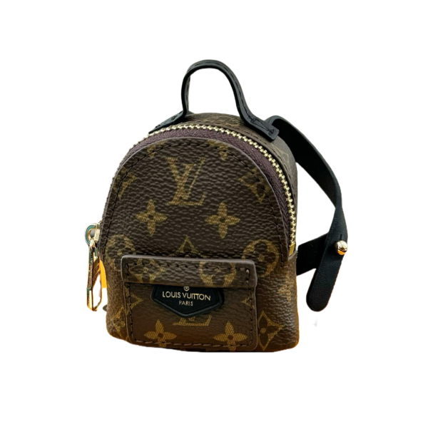 LV Mini Backpack Keychain Charm