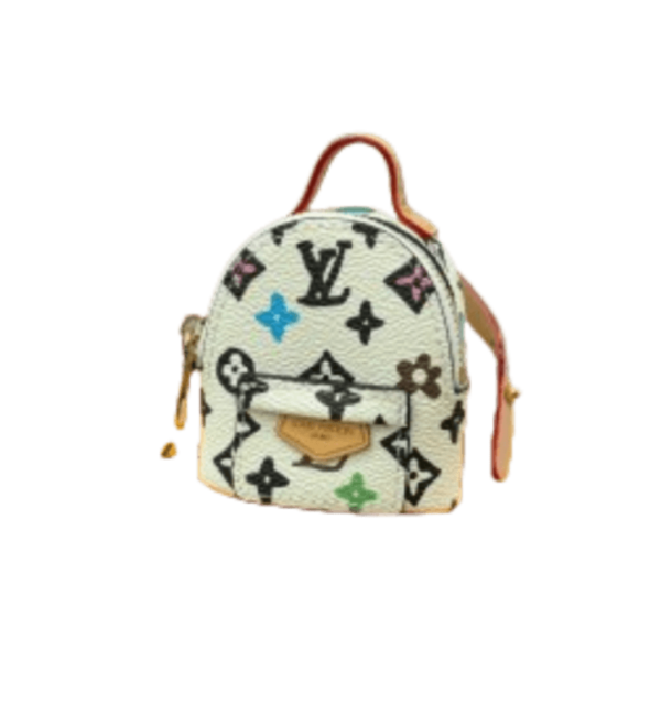 LV Mini Backpack Keychain Charm